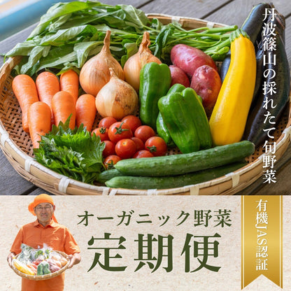 『篠来たる』オーガニック野菜7～8品×毎月の定期便プラン