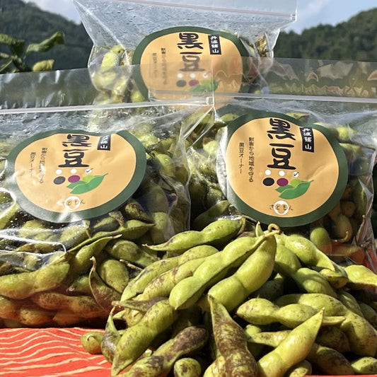 耕作放棄地で育てた黒枝豆5kg(9月より販売)